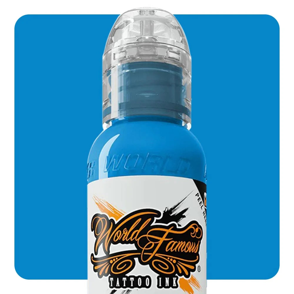 Donatello Blue — World Famous Tattoo Ink — 1 oz