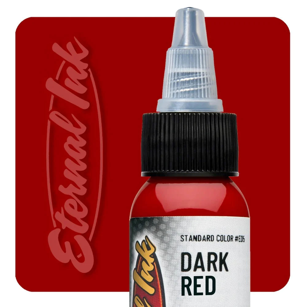 Eternal Tattoo Ink - 1oz Bottle - Dark Red