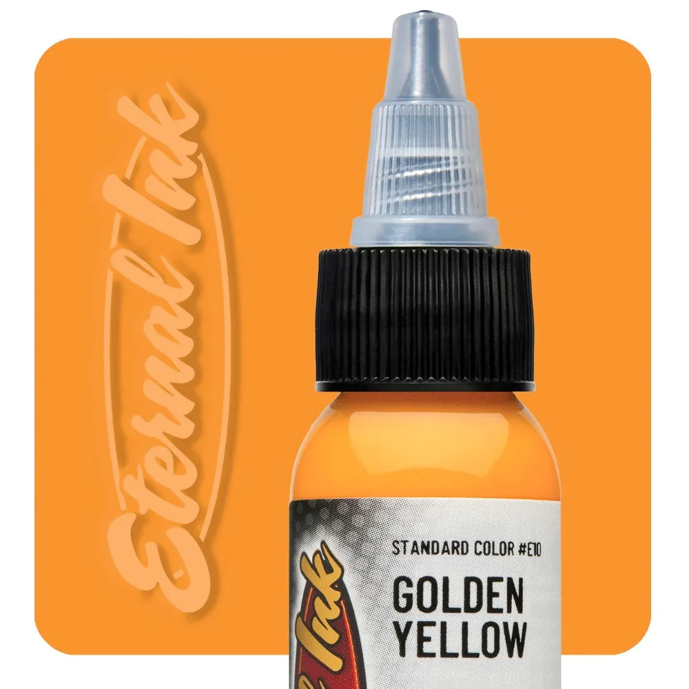 Eternal Tattoo Ink - 1oz Bottle - Golden Yellow
