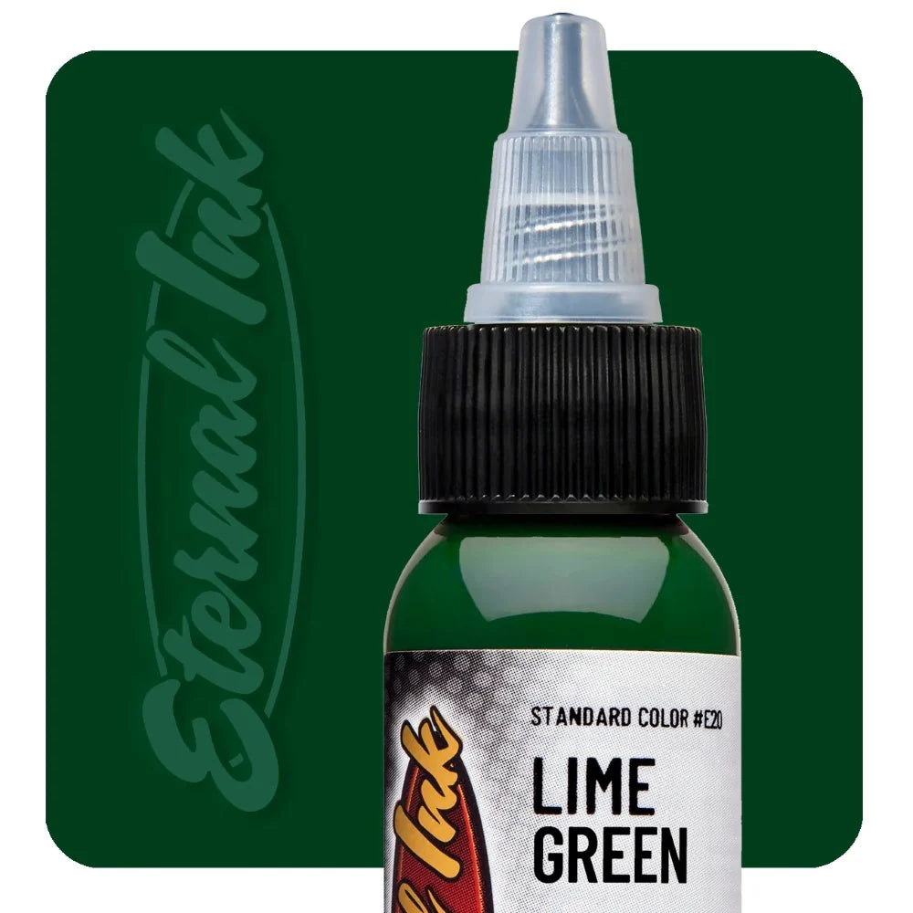 Eternal Tattoo Ink - 1oz Bottle - Lime Green