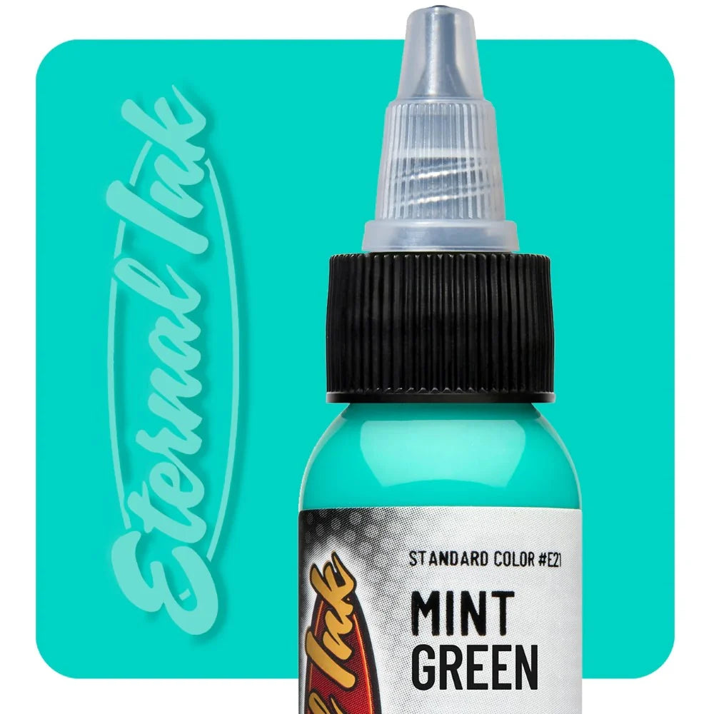 Eternal Tattoo Ink - 1oz Bottle - Mint Green