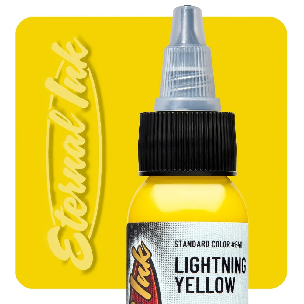Eternal Tattoo Ink - 1oz Bottle - Lighting Yellow