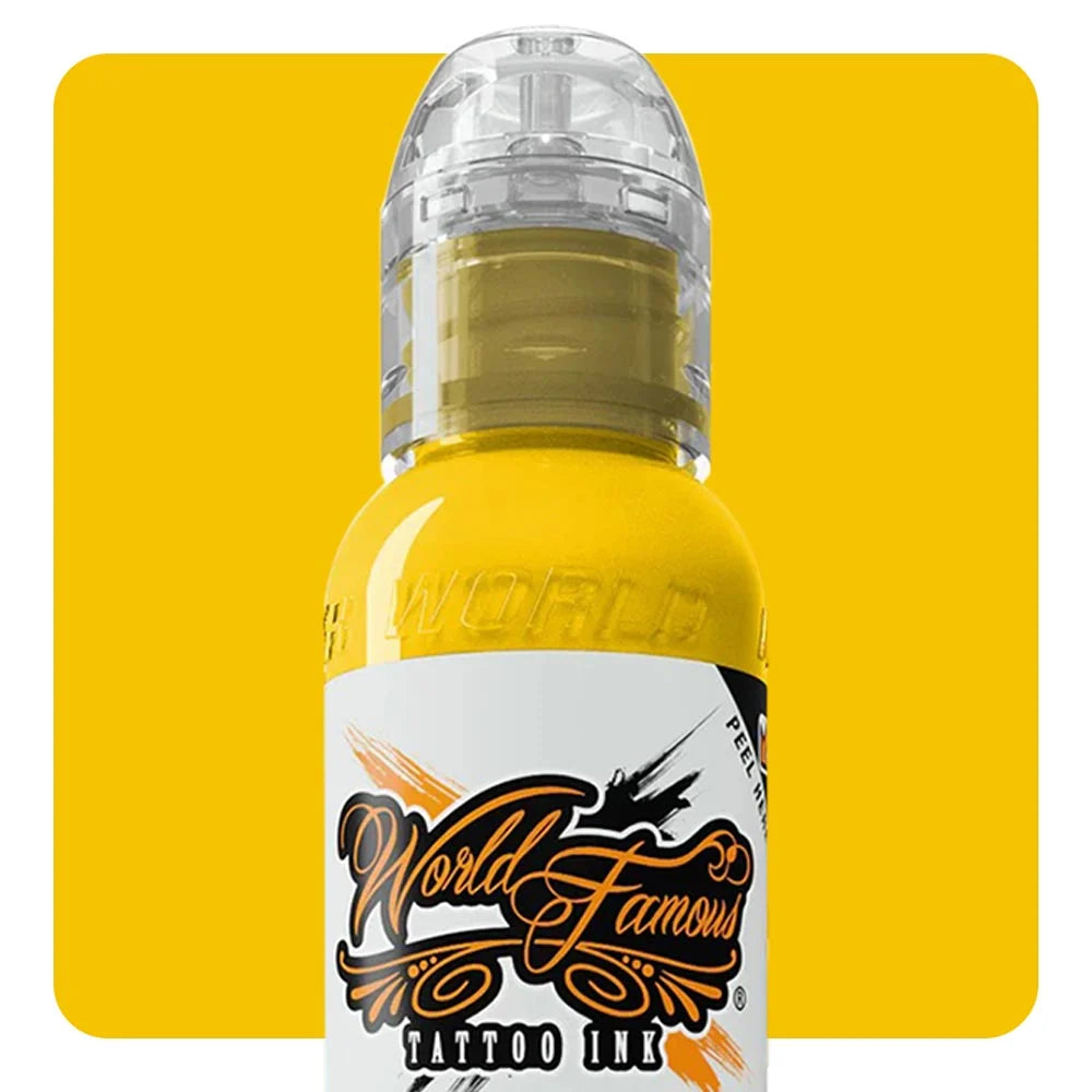 Great Wall Yellow — World Famous Tattoo Ink — 1 oz