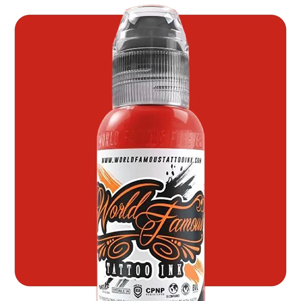 Mayon Lava Red — World Famous Tattoo Ink — 1 oz