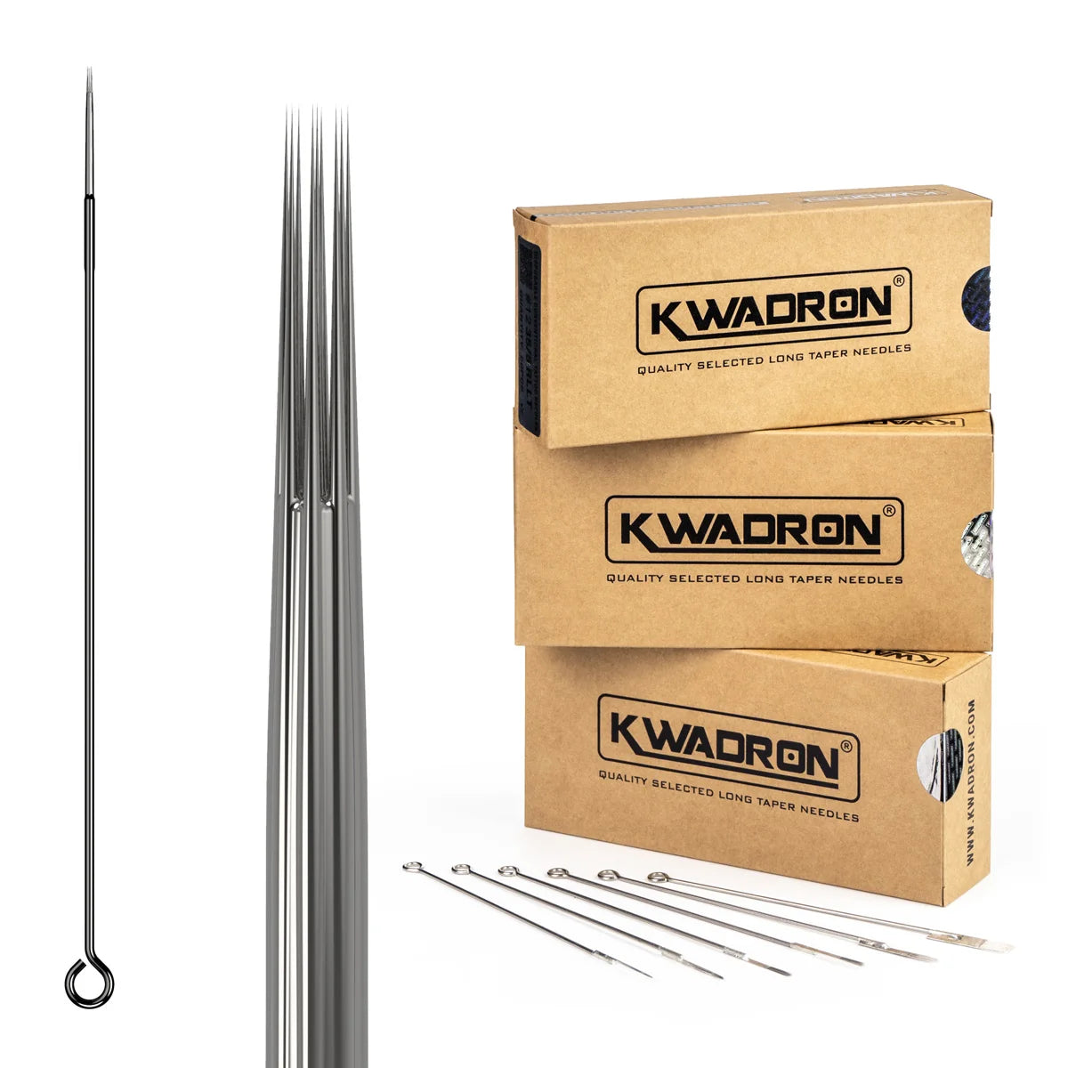 Kwadron Tattoo Bar Needles — Box Of 50 — Liners
