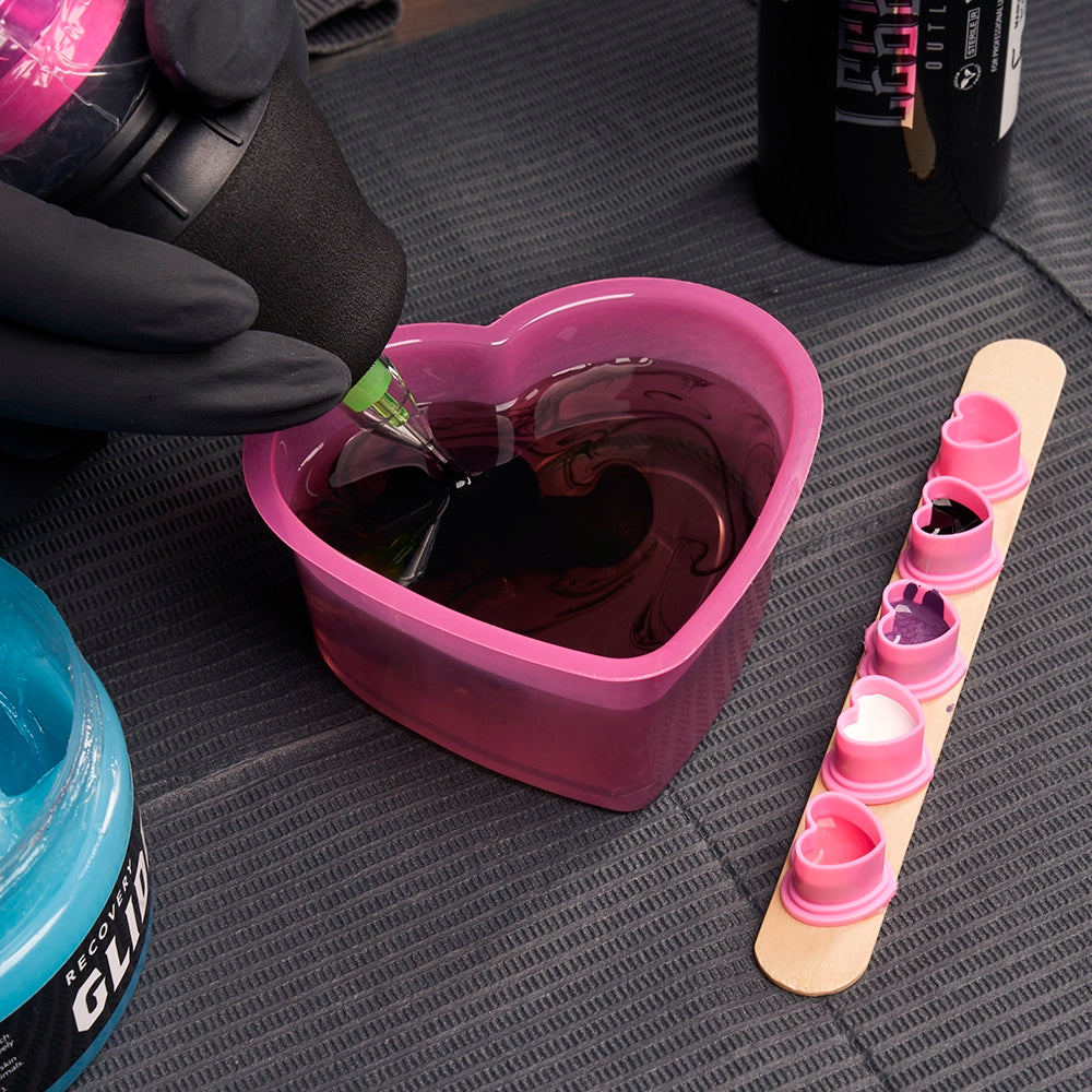 Saferly Heart Rinse Cups — 5oz — Sleeve of 50