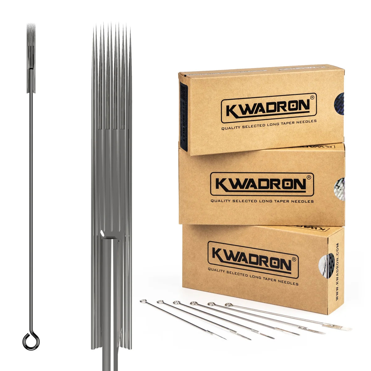 Kwadron Tattoo Bar Needles — Box Of 50 — Magnums