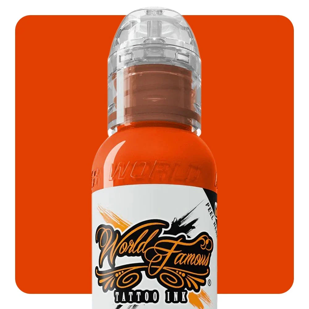 Straight Orange — World Famous Tattoo Ink — 1 oz