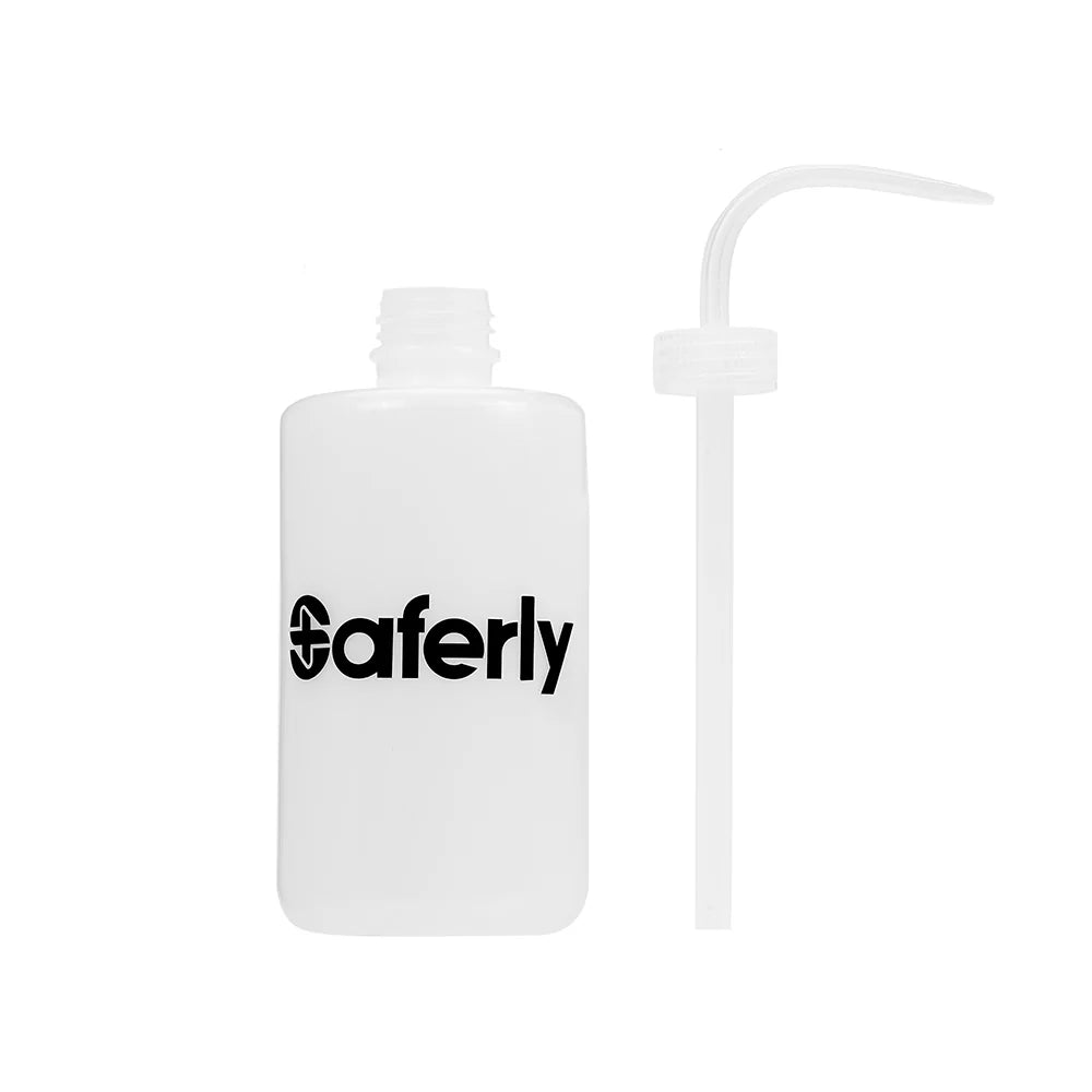 Saferly Squeeze Washer Bottle - 16 oz (500 ml) Clear
