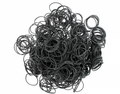 Black #12 Rubber Bands - 1/4lb Bag