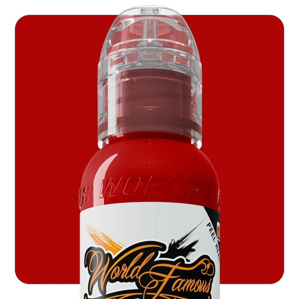 Straight Red — World Famous Tattoo Ink — 1 oz